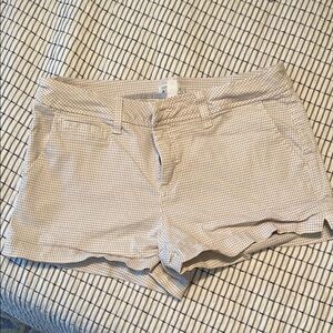 Women's lilac and white Checkered Shorts